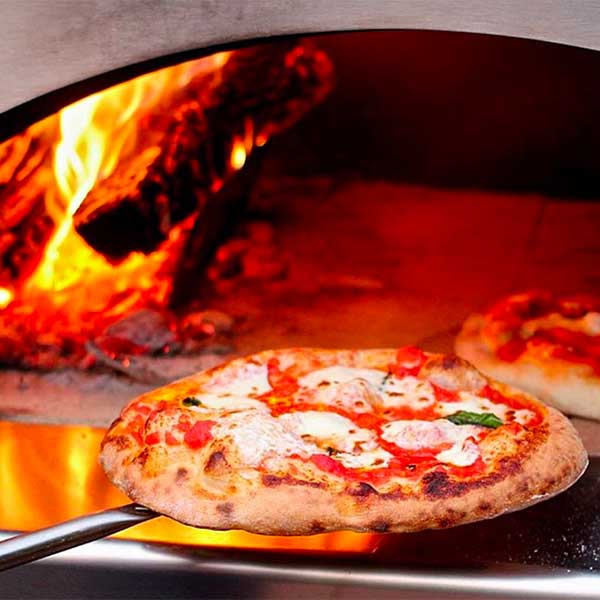 Fontana Forni Forno Toscano Margherita 31 Inch Freestanding Wood Fired Pizza Oven Affordable Outdoor Kitchens